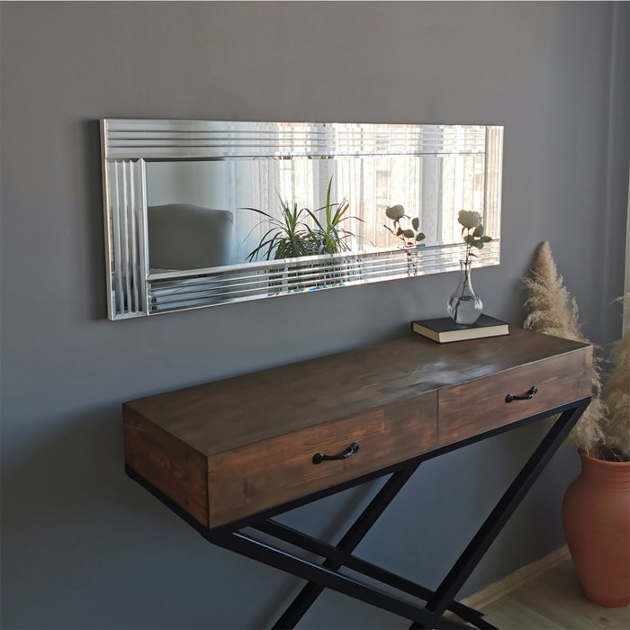 Hanah Home Espejo Moderno A303Y Plata Hanah Home Espejo Moderno A303Y Plata